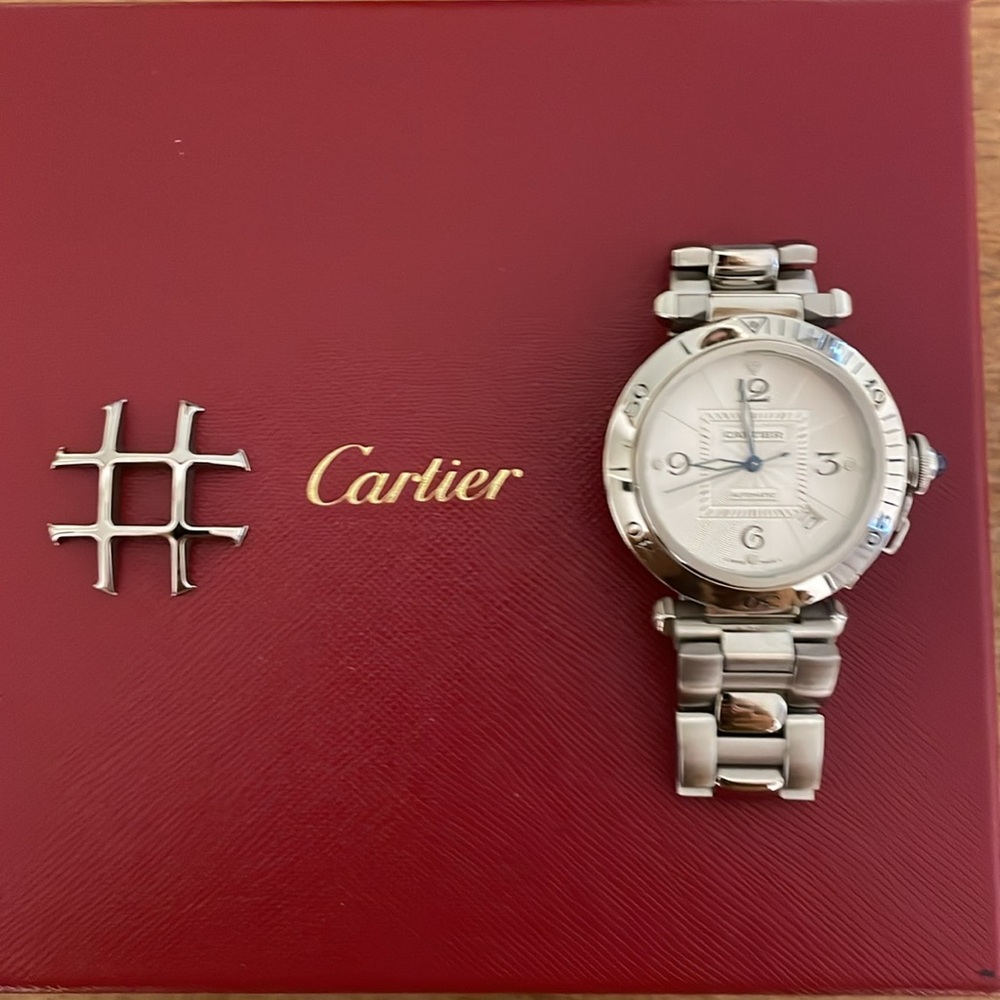 Cartier Pasha Automatic Grid Grille Watch! - Picture 4 of 15